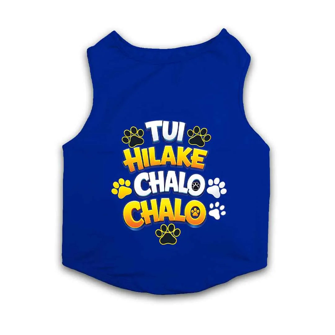 Leo Tui Hilake Chalo Chalo T-Shirt - Blue